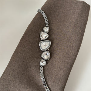 Irregular Chain Watch Colorful Diamond Quartz PDW020 - view 5