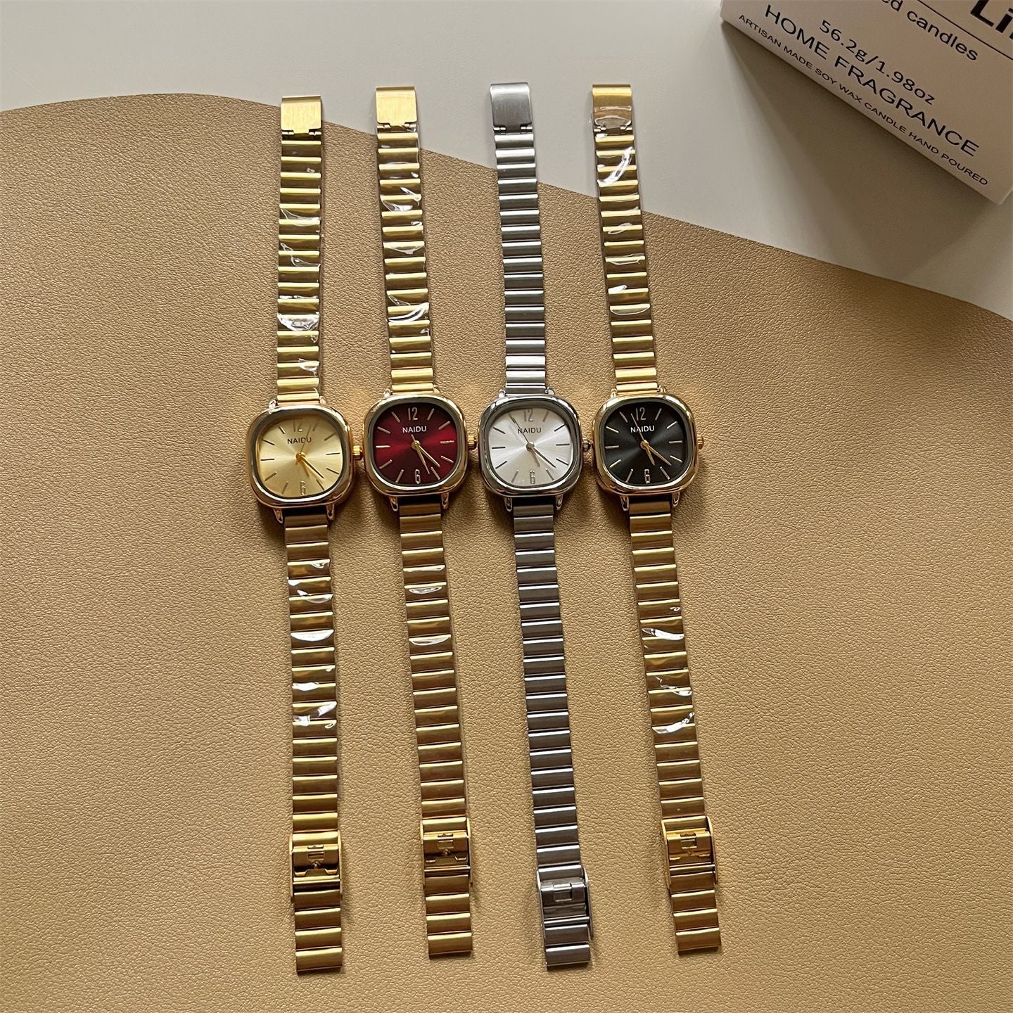 Bamboo Link Square Dial Watch PDW026 - view 2