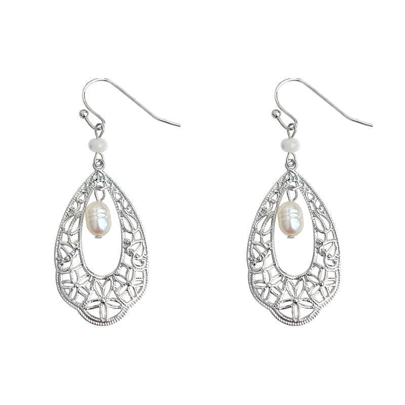 Handmade Ethnic Freshwater Pearl Earrings