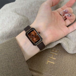 Minimalist Diamond-Cut Glass Square Watch PDW015 - view 6
