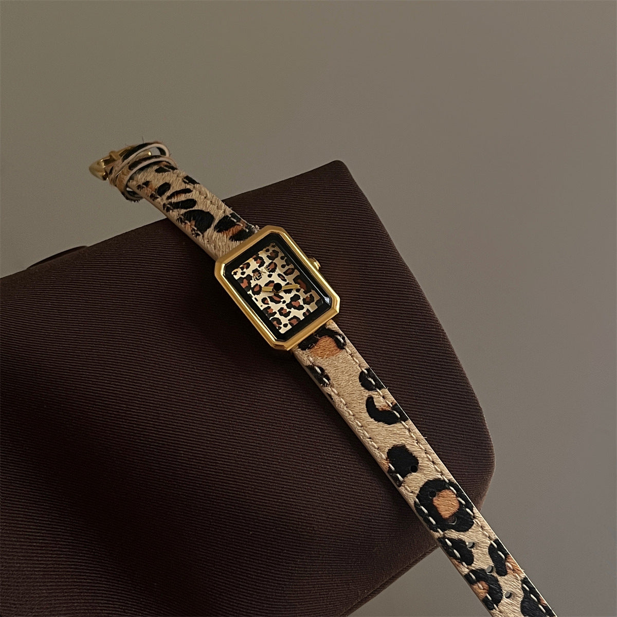 Leopard Print & Velvet Snake Head Watch PDW045 - view 5