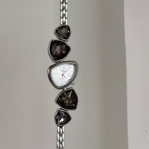 Irregular Chain Watch Colorful Diamond Quartz PDW020 - view 3