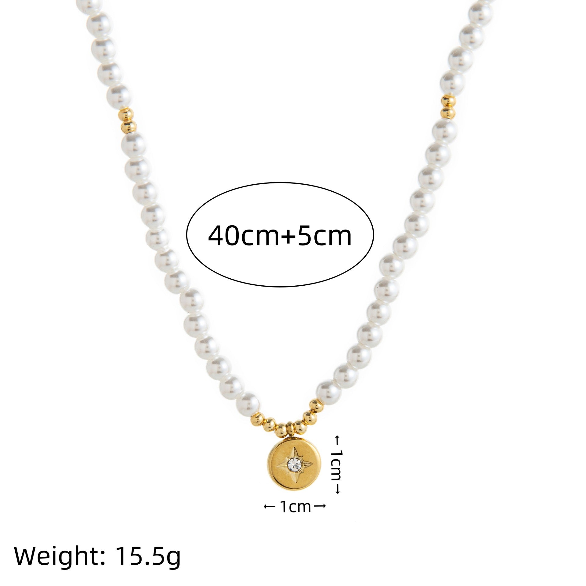 Natural Pearl Beaded Collar Necklace
