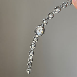 Amber Pearl Bracelet Watch Gold Quartz Movement PDW027 - view 8