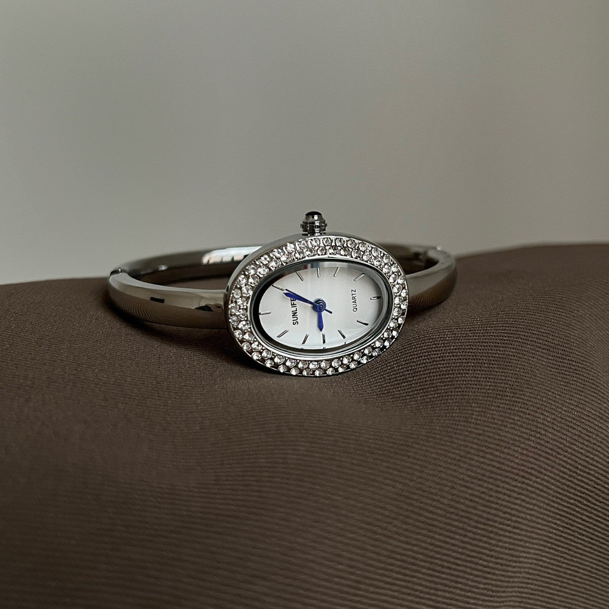 Vintage Diamond Accent Bangle Watch Elegant PDW009 - view 4