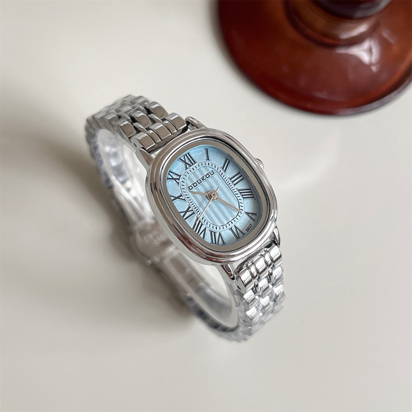 Classic Roman Numeral Oval Dial Watch PDW013 - view 6