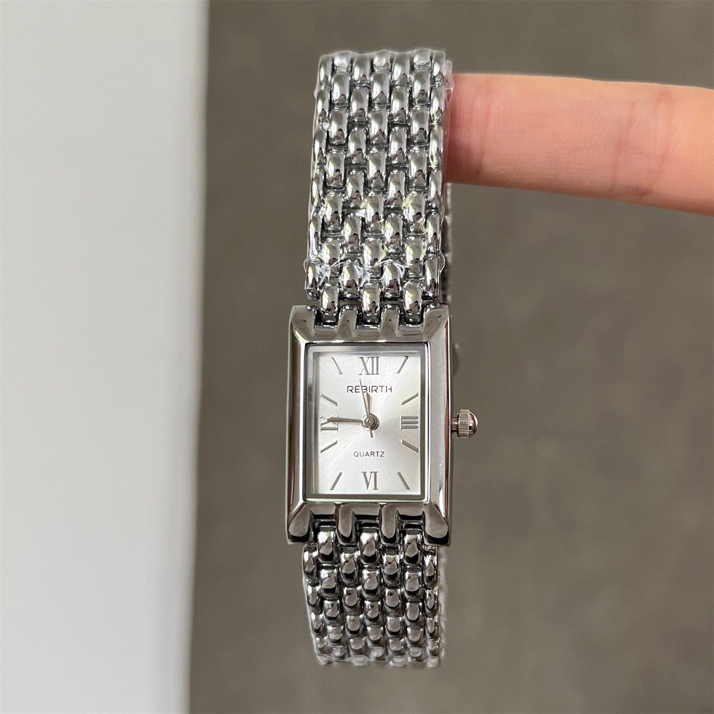 Rectangular Link Bracelet Bangle Watch PDW033 - view 3