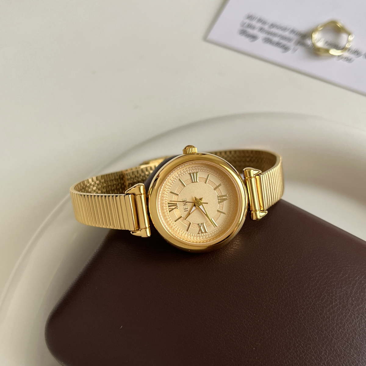 Silent Roman Dial Watch Alloy Bracelet Quartz PDW043 - view 2