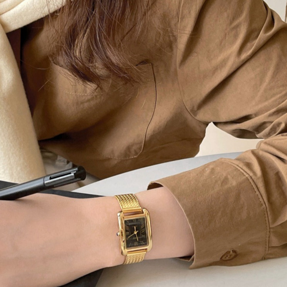 Wheat Chain Bracelet Watch Quartz Rectangular Dial PDW023 - view 6