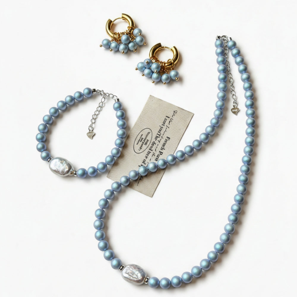 Baroque Freshwater Pearl Jewelry Set