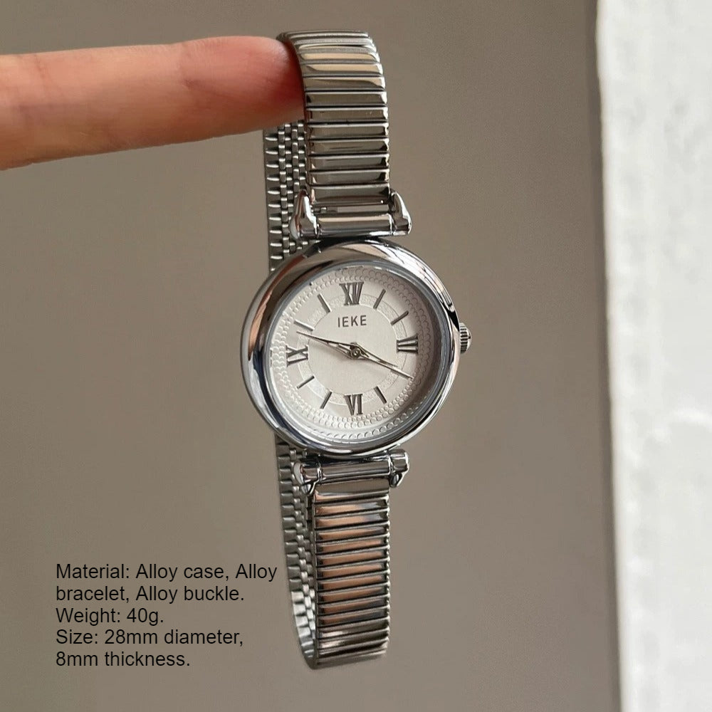 Silent Roman Dial Watch Alloy Bracelet Quartz PDW043 - view 6
