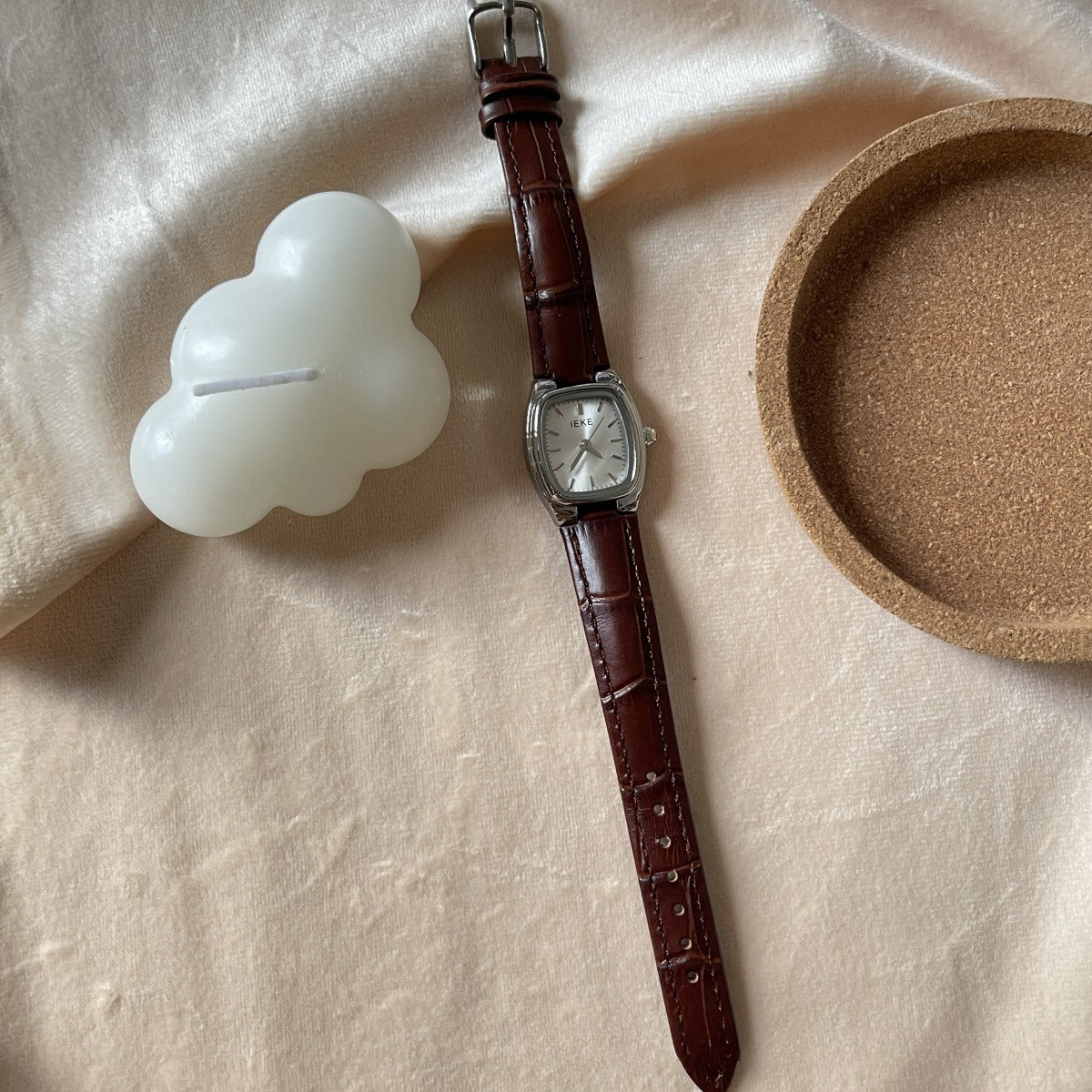 French Style Tonic Case Watch Genuine Leather PDW037 - view 6