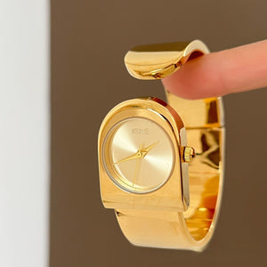 Minimalist Retro “Clock Dial” Bangle Watch PDW041 - view 4
