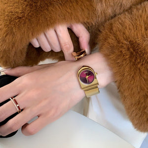 Minimalist Retro “Clock Dial” Bangle Watch PDW041 - view 10