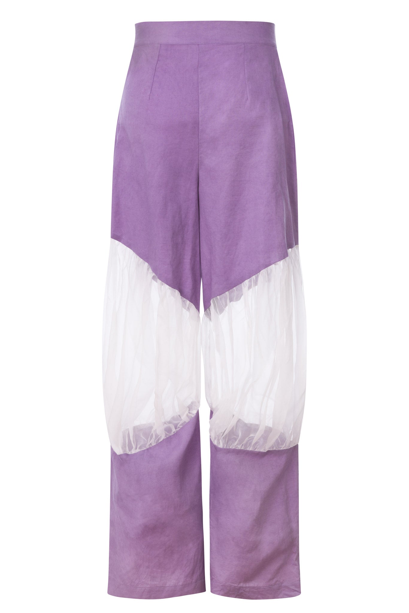Livia trousers natural dye and organza