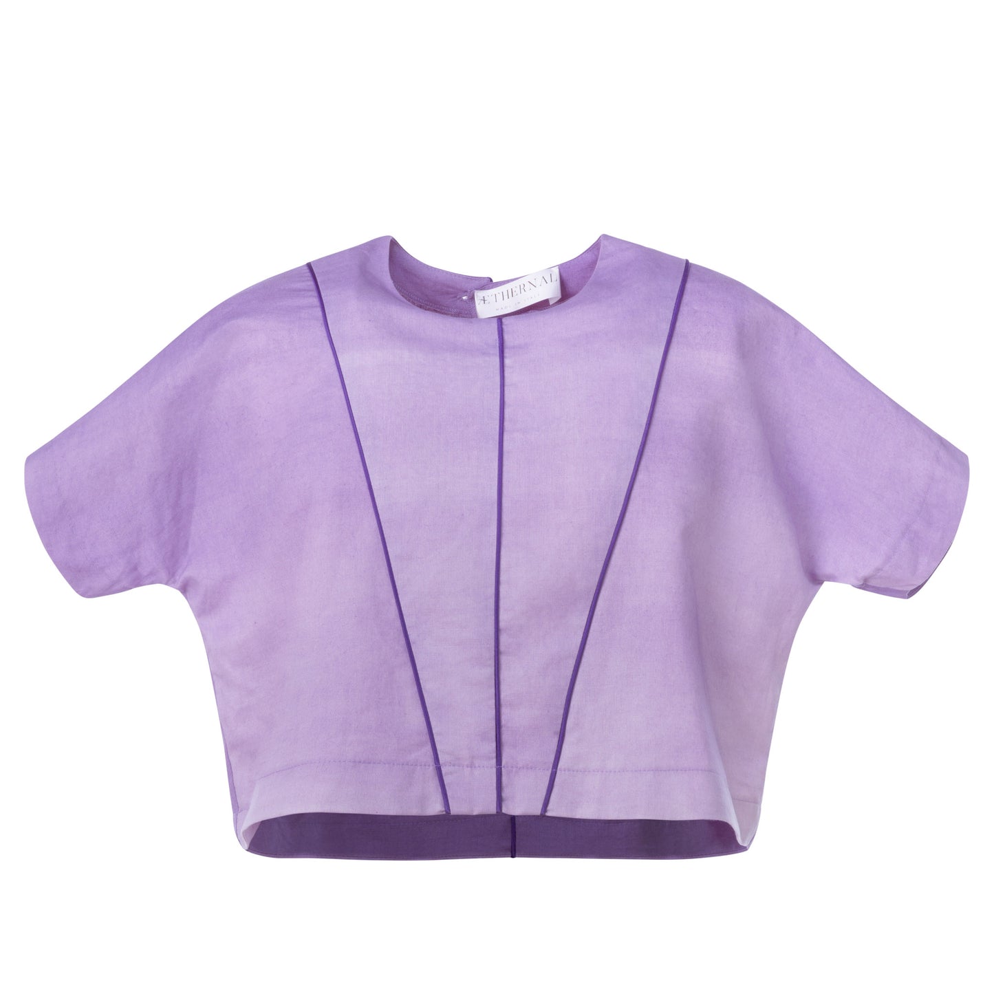 Blusa Cleofa oversize linen with natural dye