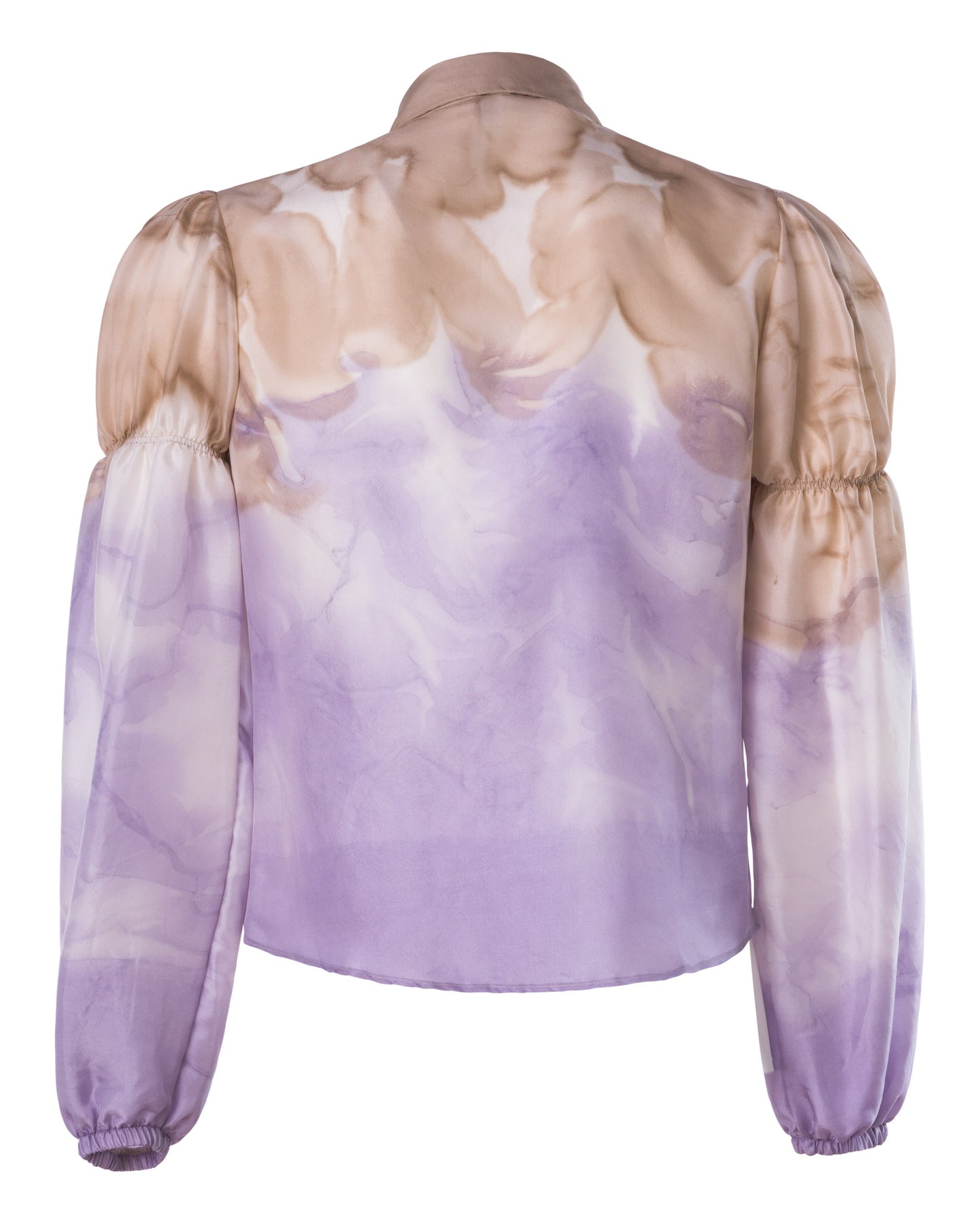 Penelope silk shirt mix natural colors