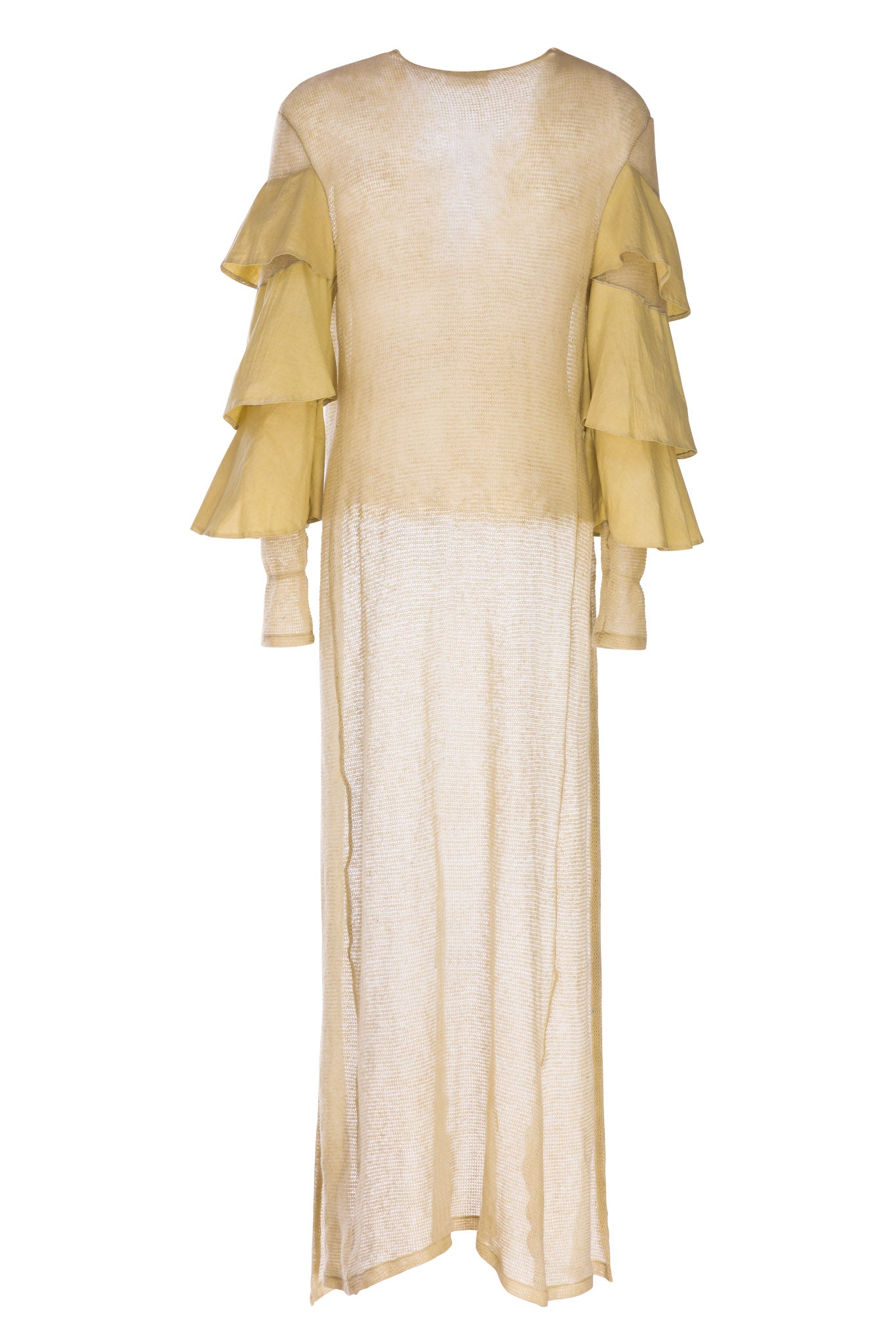 Alma long cardigan with natural dye