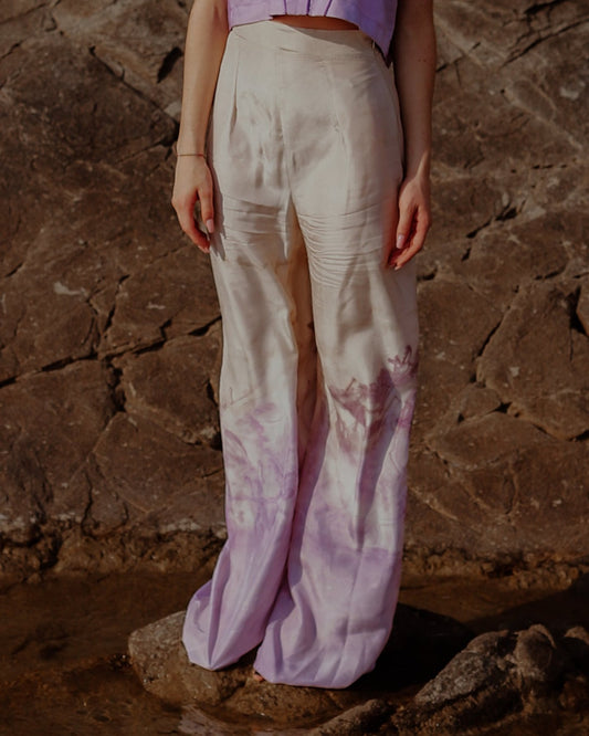 Pants Ersilia degradé natural dyeing