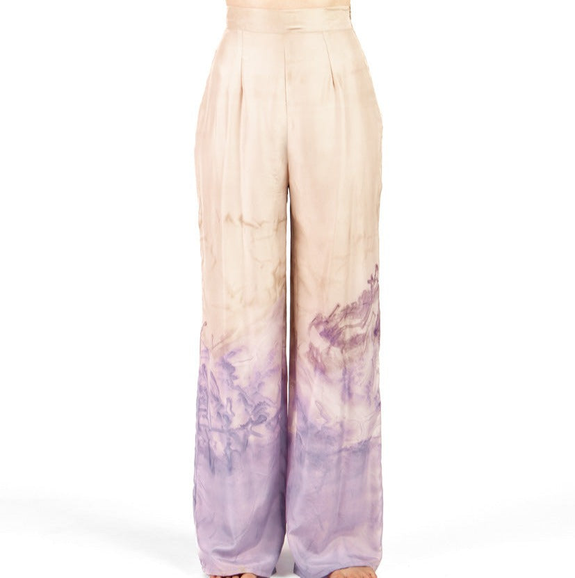 Pants Ersilia degradé natural dyeing