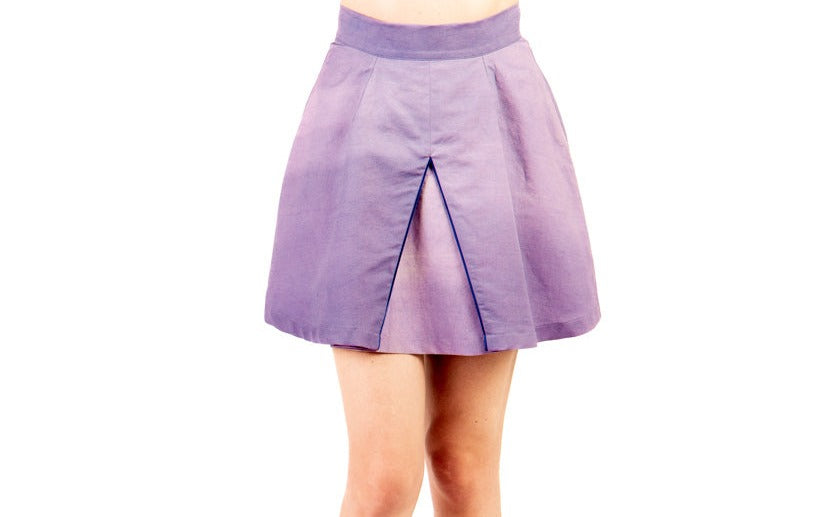 Petra skirt in natural dye linen