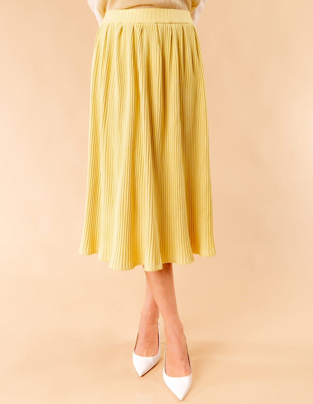 Dorotea midi skirt with natural dye