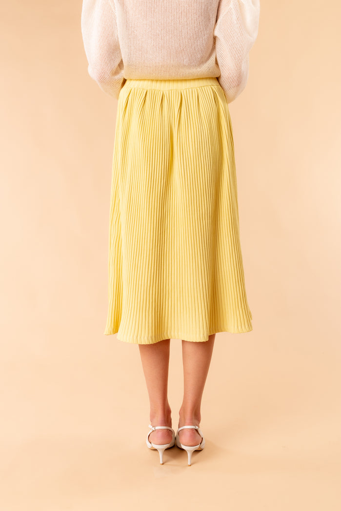 Dorotea midi skirt with natural dye